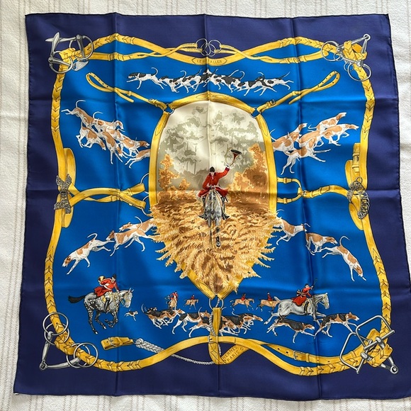 Authentic Hermes Le Bien Aller Scarf - Picture 1 of 2